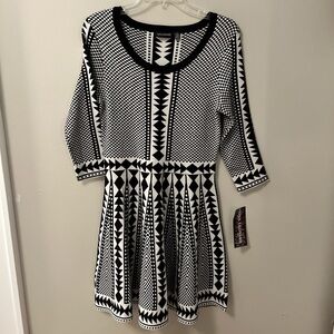 Nina Leonard knit dress - Large - new!
